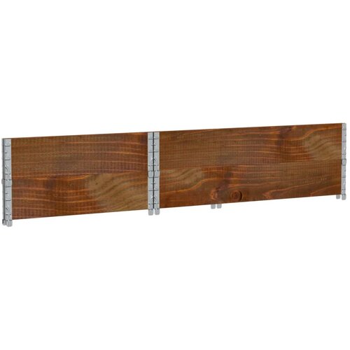  Okviri za palete 2 kom smeđi 120 x 80 cm od masivne borovine Slike