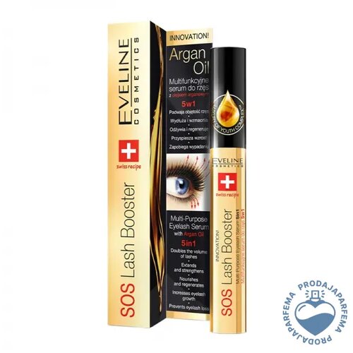 Eveline Cosmetics SOS Lash Booster serum za trepavice 10ml Slike