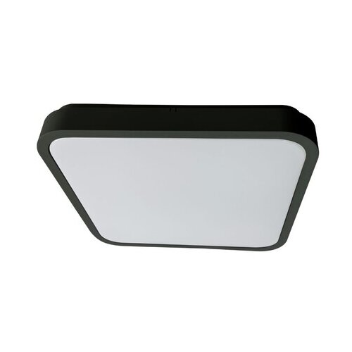 Rabalux LED Plafonjera Alenzo, 24W, DIP Switch 3000-600K, 29x29cm, IP44, Crna Slike
