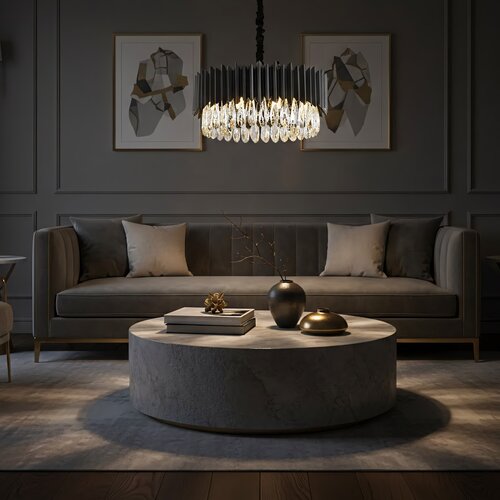 Toolight Viseća lampa APP1657-8CP Crna Slike