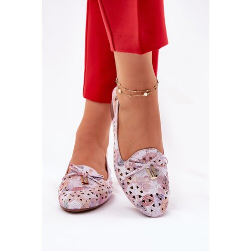 Boto Cutout Ballet Flats With Open Heel Multicolor Navinnia Cene