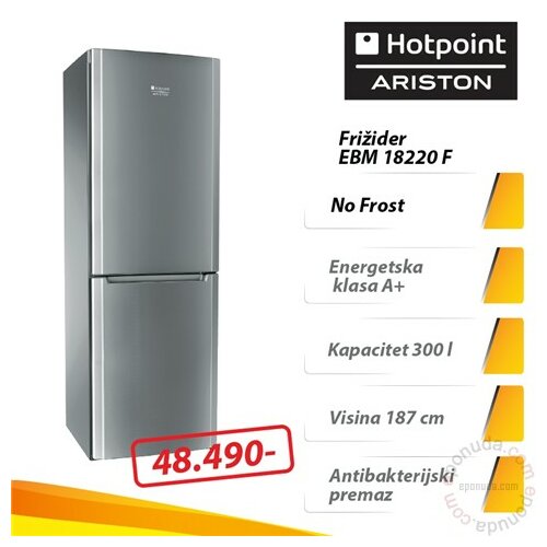 Hotpoint Ariston EBM18220F frižider sa zamrzivačem Slike