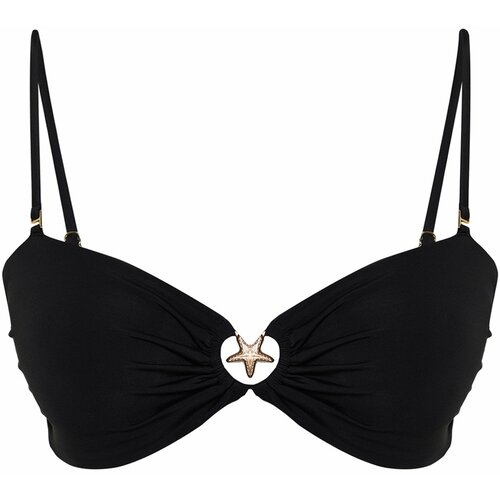 Trendyol Black*001 Plain Strapless Bikini Tops Cene
