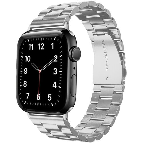 Cadorabo iz nerjavečega jekla zapestnice, združljiv z apple watch (serija 7/8) 41 mm, (se / serija 4 /5 /6) 40 mm in (serija 1/2/3) 38 mm v srebrni, (20616064) Cene