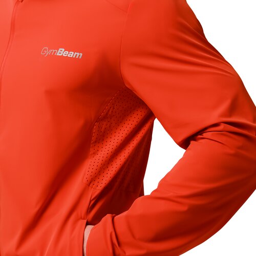 GymBeam jakna za trčanje pulse orange Slike