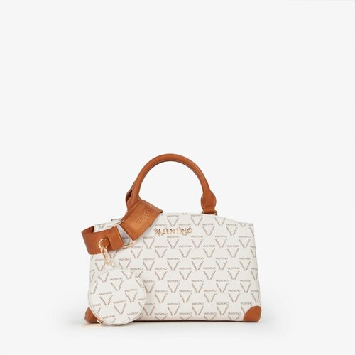 Valentino Mario Ženska torba Lady Re, Belo-braon Slike
