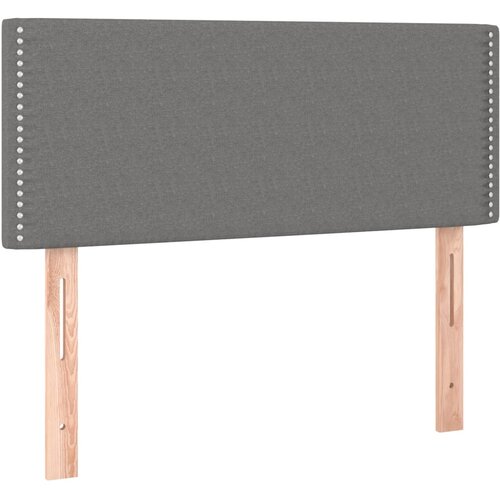 Maison Chic posteljno vzglavje - vzglavna omarica - nočna omarica temno sivo 90x5x78/88 cm blago, (21706564) Slike