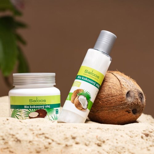 Saloos Cold Pressed Oils Bio Coconut kokosovo olje za suho in občutljivo kožo 125 ml Slike