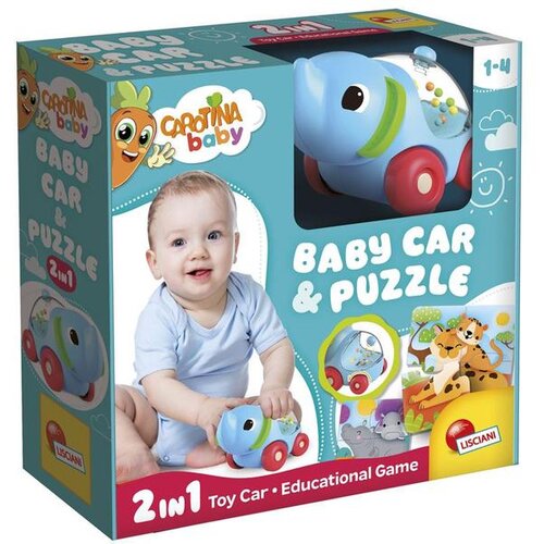  LIS: ELEPHANT CAR I PUZZLE CAROTINA BABY 02280 Slike
