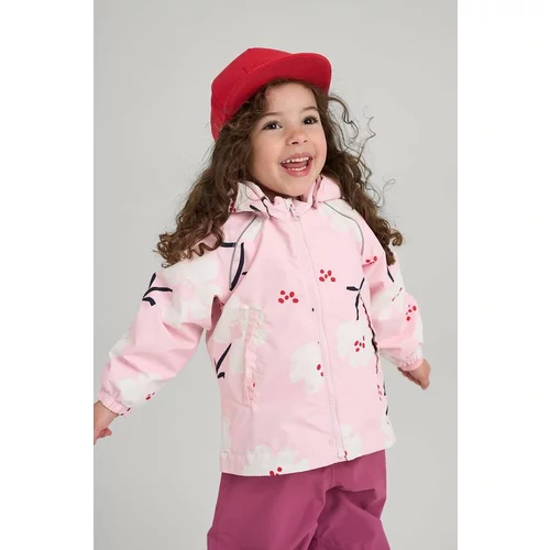 Reima Otroška vodoodporna jakna Hete roza barva