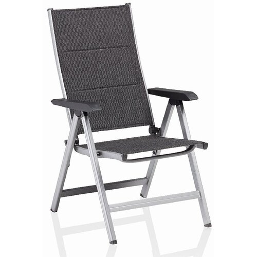 Vrtni ležalniki in počivalniki KETTLER BASIC PLUS PADDED naslanjač iz aluminija &ndash; srebrna / antracit Cene