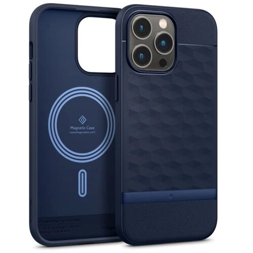 Caseology PARALLAX MAG MAGSAFE maska za IPHONE 14 PRO MAX MIDNIGHT BLUE Slike