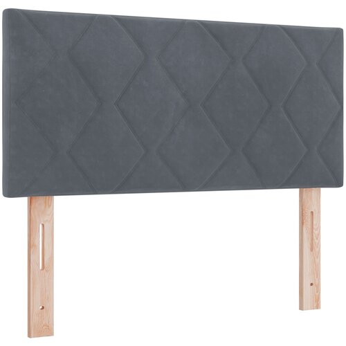 VidaXL Vzglavje z Diamantno Blokovno Obliko Temno Sivo 90 cm Velvet, (22008420) Slike