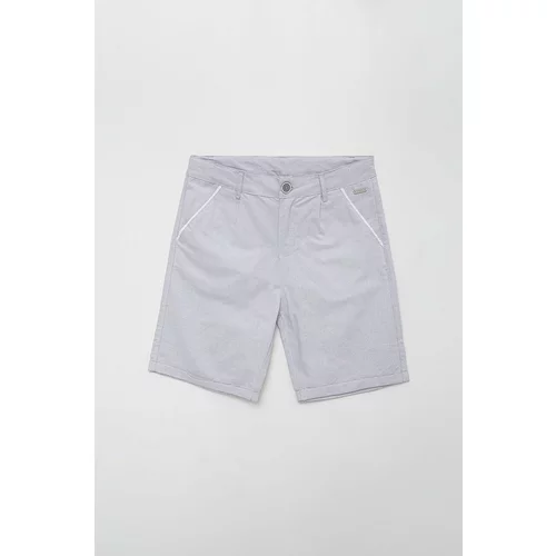 Birba&Trybeyond Dječje pamučne kratke hlače boja: siva