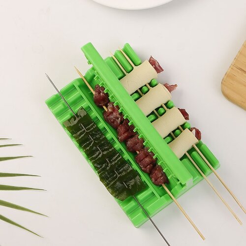 Venisymlis Green Bbq Prenosni Stroj Za Nabodala Iz Vrvi Hiter Večnamenski Žar Za Zelenjavno Meso, (22124578) Cene