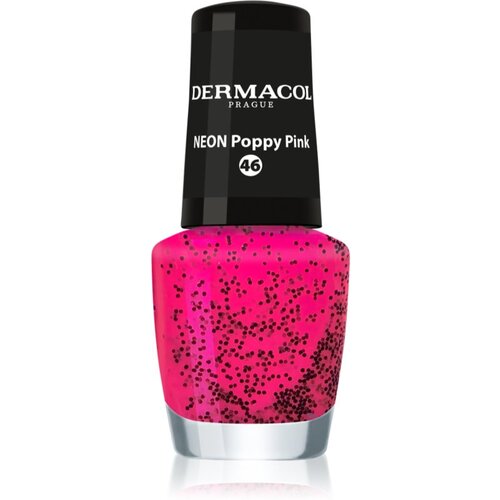 Dermacol Neon neonski lak za nohte odtenek 46 Poppy Pink 5 ml Cene