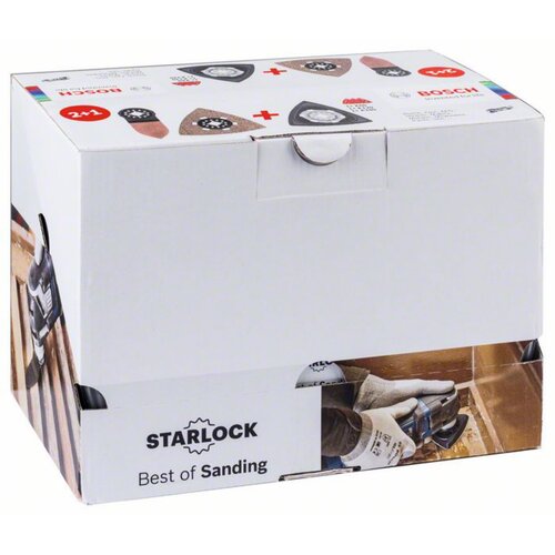 Bosch Starlock Best of Sanding set, 6-delni 2608664133, AVZ 93 G; AVZ 90 RT6; AVZ 32 RT4; Drvo & Paint brusnih papira (3x) Cene