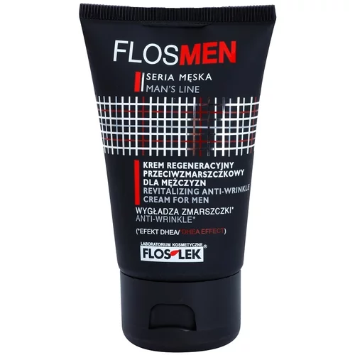 FlosLek Laboratorium FlosMen revitalizirajuća krema za lice s učinkom protiv bora 50 ml