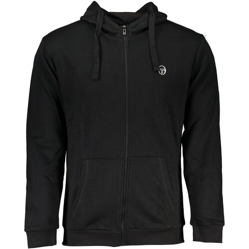 Sergio Tacchini MEN&amp;amp;#39;S BLACK ZIP SWEATSHIRT Slike