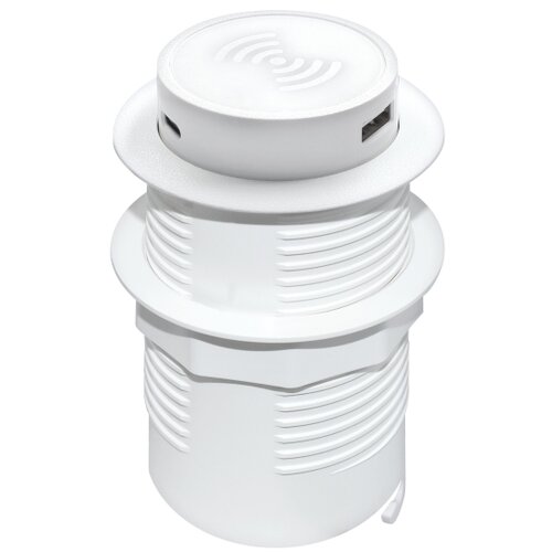 Solight DC64W-PD20 - Ugradni bežični punjač + USB A+C beo Slike