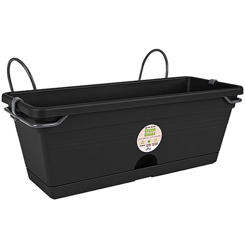ELHO Komplet balkonskega korita Elho Green Basics Trough mini (30 × 20 cm, črna) Cene