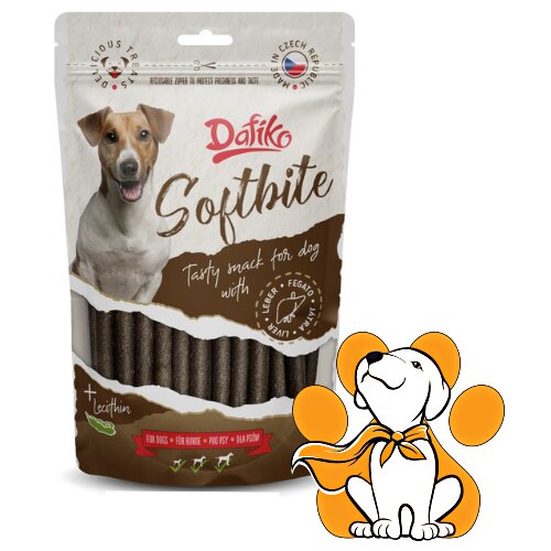 Dafiko softbite meat stick with liver 150g, mesni štapići sa ukusom jetre Cene