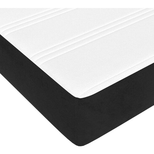 VidaXL Madrac s džepičastim oprugama crni 160x220x20 cm bar&amp;scaron;unasti Slike