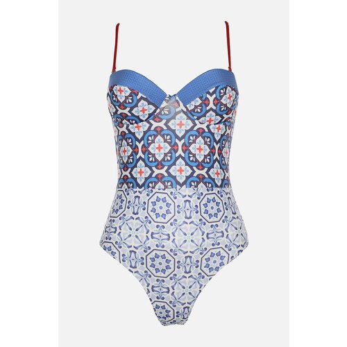 Trendyol Ženske enodelne kopalke Patterned Slike