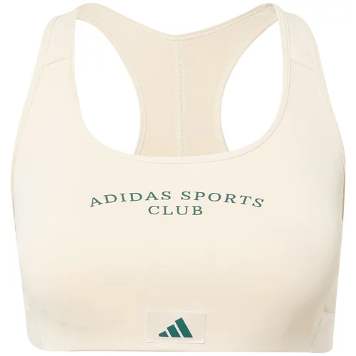 Adidas Sportski grudnjak 'Sports Club' sivkasto bež / tamno zelena