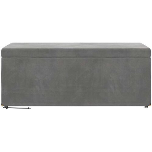  Stolica Tamno siva 101 x 41 x 40 cm Svileni i Fino Radeći Drvo - Tamno siva 100 cm Bar&amp;scaron;un Slike