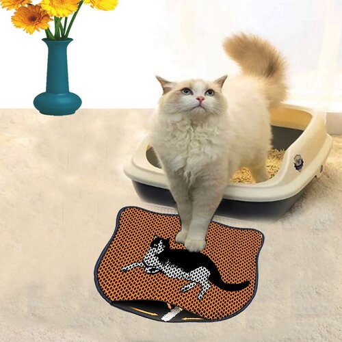 WALLXPERT Kdkafa0014 multicolor cat litter mat Cene