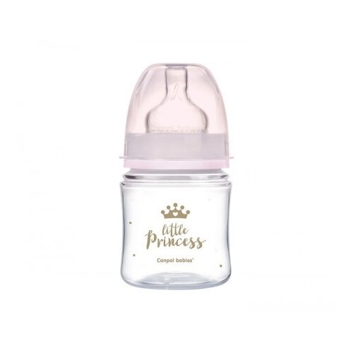 Canpol Royal Baby steklenička za dojenčke 0m+ Pink 120 ml Cene