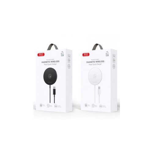 XO CX022 iPhone wireless punjač 15W 1.2M crni Slike