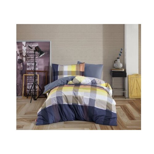 Lessentiel Maison poplin posteljina (160 x 220) virginia dark blue Slike