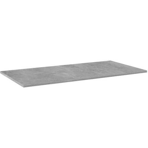 Police za knjige 4 kom siva boja betona 80x20x1 5 cm od iverice Slike