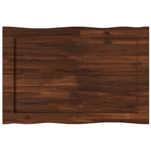  Pravokutni stolni vrh 90 x 60 x 3 cm Pravokutni - Tamno smeđa 90 x 55 x 3 5 cm Živi rub 2 strane Slike