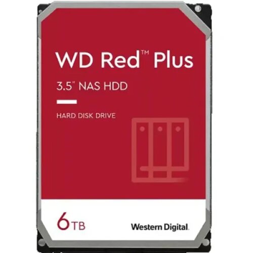Western Digital HDD 6TB WD60EFPX Red Plus 5400RPM 256MB Cene