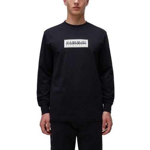 Napapijri S-box logo ls black 041 Cene