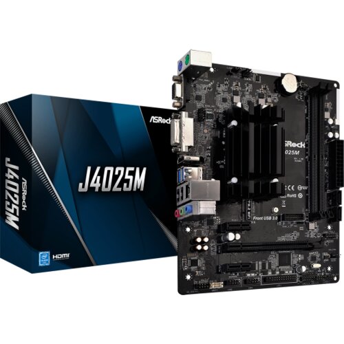 Mb MB AsRock Intel Dual-Core J4025M Slike