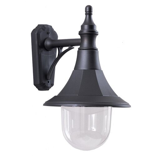 Elstead Lighting Elstead Shannon Zunanja stenska svetilka z 1 lučjo, črna, polikarbonatna, IP44, E27, (22100092) Cene