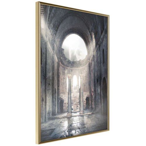  Poster - Ruins of a Cathedral 30x45 Cene