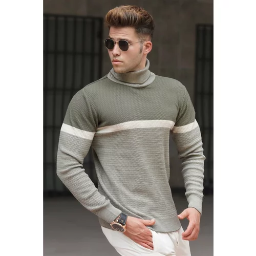 Madmext Sweater - Khaki - Regular fit