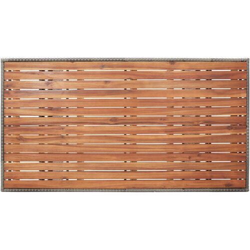  Vrtni stol sivi 120 x 70 x 66 cm od masivnog bagremovog drva Slike