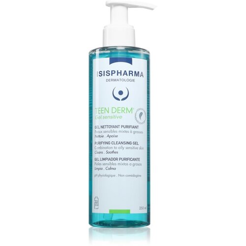 Isis Pharma Teen Derm Gel Sensitive gel za či&scaron;ćenje za masno lice sklono aknama 250 ml Cijene