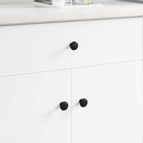 Drška 12 pcs Crna Ø30 mm Aluminij Cene