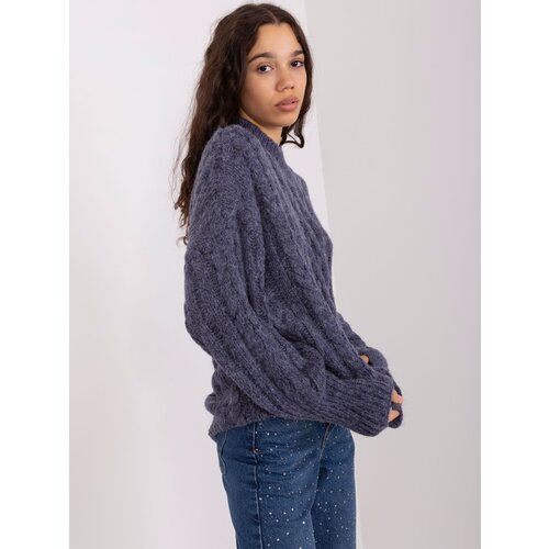 Wool Fashion Italia Sweater-AT-SW-2363-2.11P-navy blue Cene