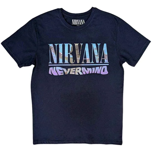 Nirvana Košulja Nevermind Unisex Navy M