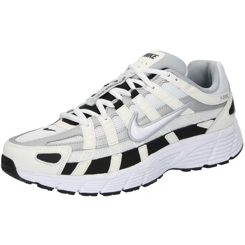 Nike Sportswear Niske tenisice 'P-6000' siva / crna / bijela