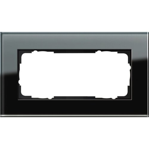 Gira Pokrivni okvir 2f.bw-steklo brez sredinske letve 100205, (20858565) Slike