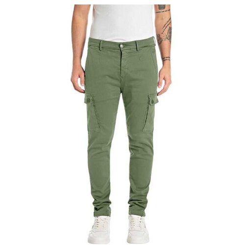 Replay maslinaste muške pantalone Cene